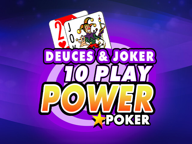 Deuces & Joker - 10 Play Power Poker