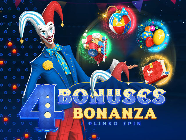 4 BONUSES BONANZA - PLINKO SPIN